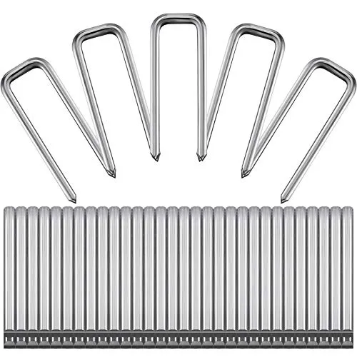 40 Pieces Plantation Shutter Repair Kit Replacement Louvers Staples Window Blind Tilt Rod Operable Plantation Silver Missing Metal Indoor Louver Staples Tools Repair(0.6 x 0.19)