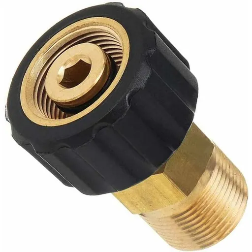 Pressure Washer Connector, M22 X 15Mm Female Thread To M22 X 14Mm Male Thread Quick Connect Pressure Washer Adapter