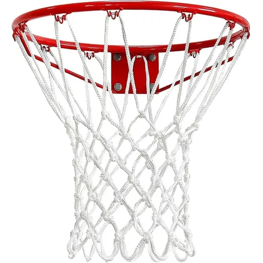 Easy to Install Nylon and Polyester Basketball Net, White