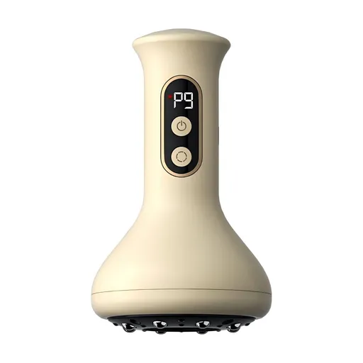 Smart Electric Cupping & Gua Sha Massager, 9‑Level Vacuum Suction & Red‑Light Heating, Rechargeable Portable Home Spa Massager for Back Neck Shoulder Leg Site description*