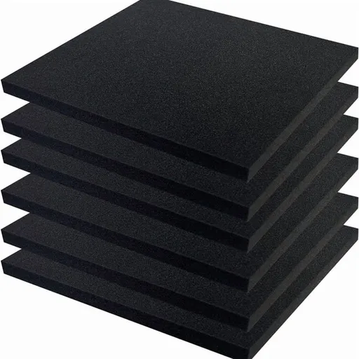6 PCS Foam Sheet-30x30x2.5cm Cuttable Foam Inserts for Cases-Packing Foam Pads for Toolbox Camera Storage and Crafts