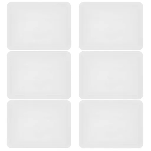 6Pcs Puzzle Trays White Color For Building Blocks And Puzzles Toy Organization And Storage