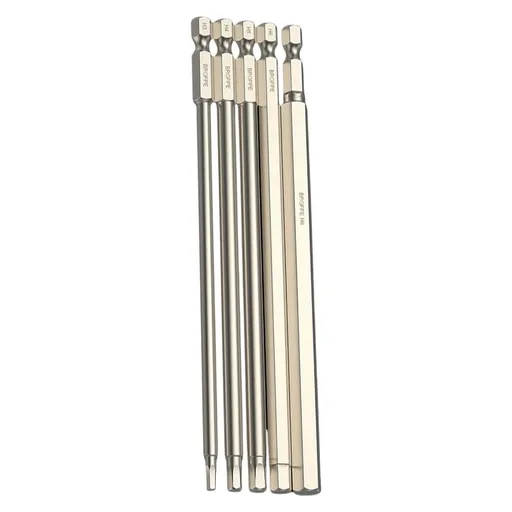5/6/7/8Pcs Impact Hex Head Allen Wrenches Drill Bit Set 1/4inch Impact Hex Shank Steel Hex Bit Set Allen Key Screwdriver Bit