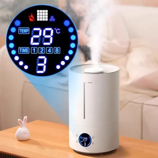 Household Humidifier - Quiet for Bedroom, Small with Large Spray Output, Suitable for Air Conditioning Rooms, Pregnant Women, Babies, and Aroma Diffuser