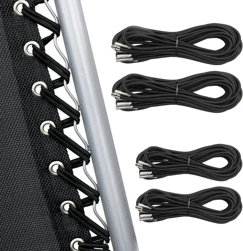 4 Cords Zero Gravity Chair Replacement Cord, Antigravity Chair Replacement,Universal Repair Cord Kit for Repairing Zero Gravity Chair(Black)