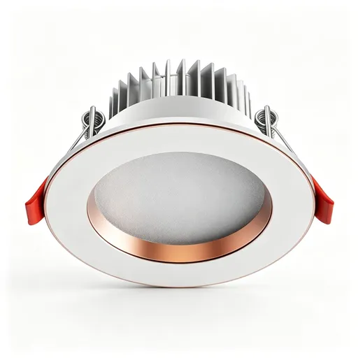 4 Pack Platinum White Full Spectrum 98 CRI 5W Tri-Color Dimmable (Cutout 6.5-8.5cm) | Recessed LED Downlight | Christmas Mini Eye-Care Gift Set | Small Size High Color Rendering Ceiling Light