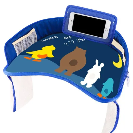 Mu suo Cartoon Car Seat Dining Table Oxford Cloth Fold No peeping