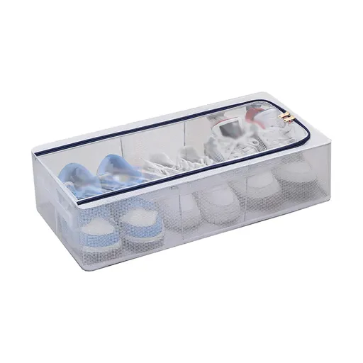 Visible Dustproof Transparent Storage Box Home Organizer for Clothes Toys Shoes - Large
