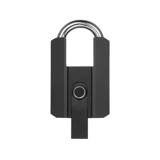 Heavy Duty Fingerprint Padlock with APP Waterproof Smart Lock with Key for Warehouse Fence Outdoor Gate Reable Smart Padlock