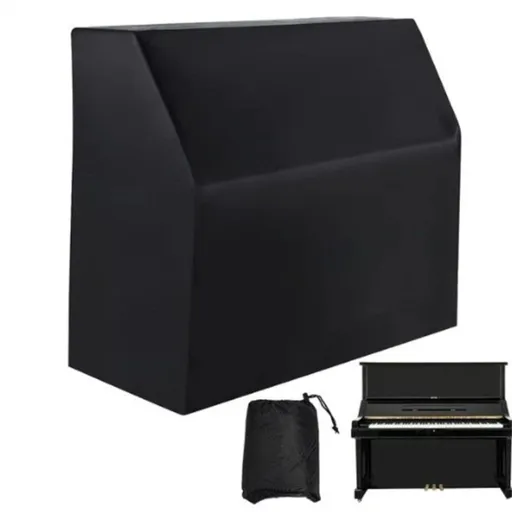 Upright Piano Cover - Silver Oxford Fabric, Dustproof & Waterproof, Household musical instrument protective cover（420D：153*60*110cm）