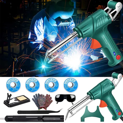 1 Set 3 in 1 Welding Tool, rust removal cutting and welding soldering gun kit for metal repair, Green