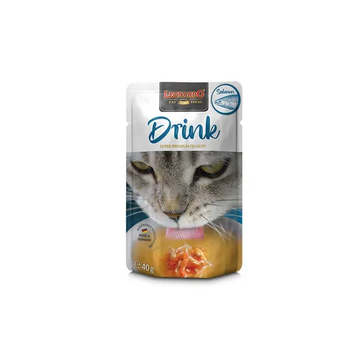 LEONARDO Drink with Salmon Wet Cat Food 40gx20