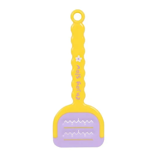 Multi-Functional Toilet Gap Cleaning Scraper, Long-Handled, Hands-Free Bathroom Hard-to-Reach Corner Cleaner, Clamp Cleaning Tool—Yellow