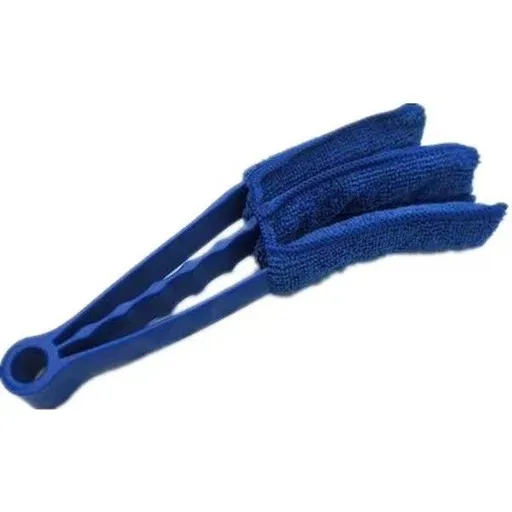 Blinds Cleaner Shutters, Handheld Mini Curtain Brush Dust Remover Orange Removable Microfiber Sleeves, Air Conditioning Home