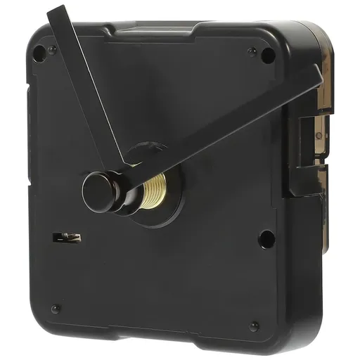 Battery Operated Clock Mechanism Black Plastic for DIY and Repair 1Set