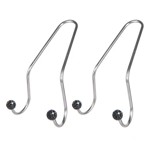 Car Seat Hooks 2 PCS Rhinestone Universal Organizer Hooks Space-Saving Durable Bling Hangers for Bags and Purses