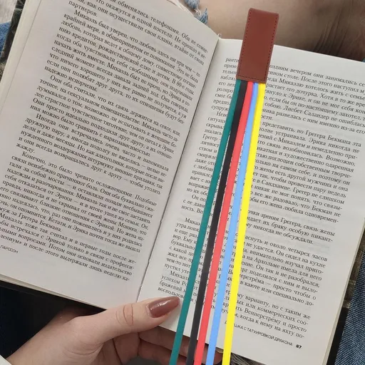 3Pcs Decorative Ribbon Bookmarks Multi Color Reusable Book Markers
