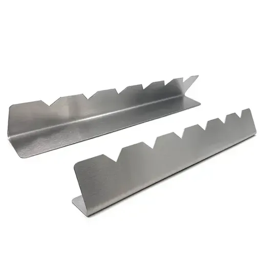 Stainless Steel Grill Skewer Holder Set, Rack for 6 Skewers with Brush and Carry Bag for Gas, Charcoal and Electric Grills