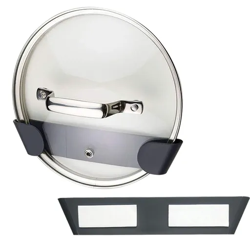 Pot Lid Organizer for Cabinet, 6 Pack Universal Pan Lids Organizers Wall Mount Pan Top Storage Organizer Rack Inside Cabinet Door