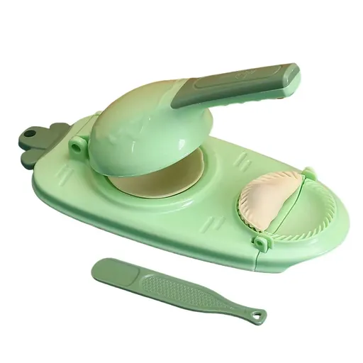 2in1 Dumpling Skin Chapati Maker Press Machine Wrapper Mould Handle Tools Pastry - Turquoise