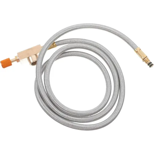 Golden Copper Aluminum Stove Pipe Hose Extender for Burners and Stoves