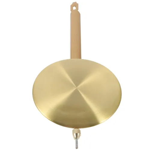 Wall Clock Metal Pendulum Replacement Part Golden for Home Clock Making and Repair
