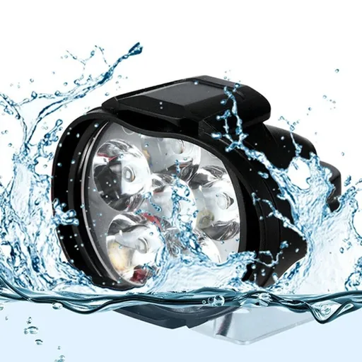 2Pcs 6 Led Motorcycle Light Headlight Assembly Universal Scooter ATV Fog White Car Drl Lamp Energy saving, High brightness