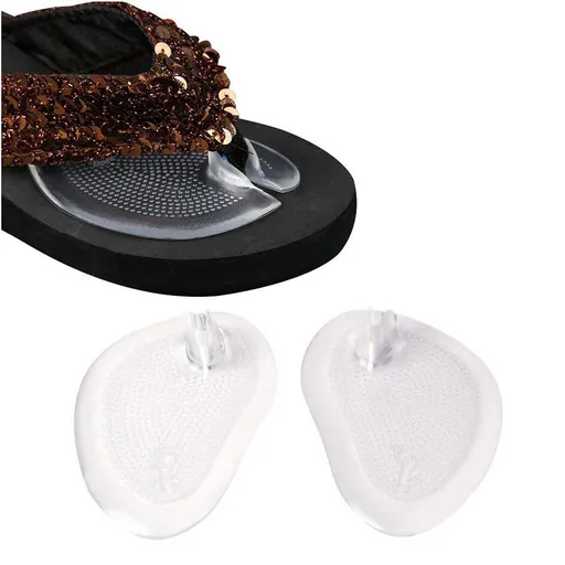 Silicone Gel Sandal Thong Protectors Toe Guards Cushion Non-Slip Forefoot Pads Pain Relief Inserts Foot Protector Metatarsal