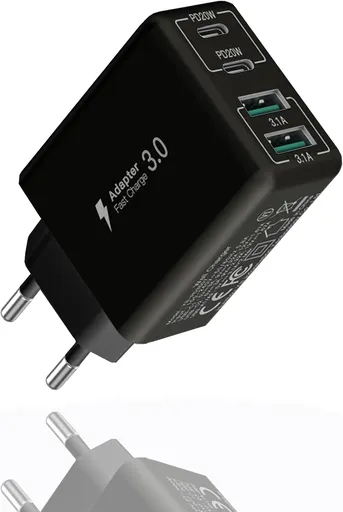 Compatible USB C Charger, 40W USB Multi Fast Charger, Multiple USB Outlets USB Charging Plug Adapter, USB Charger{EE}