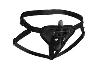 Strap U Sutra Fleece Lined On With Vibrator Pouch
