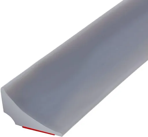 Water stopper - Water barrier - Anti-water strip - Water-repellent strips for countertops - Self-adhesive - Threshold strip - 200cm - Leakage - Sanitary - Kitchen, Bathroom - Grey