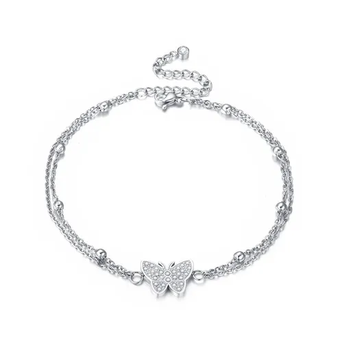 Women Gold Plated Anklets Layered Tassel Ankle Bracelets Bell Pendant Anklets for Girls Foot Jewelry for Summer Beach
