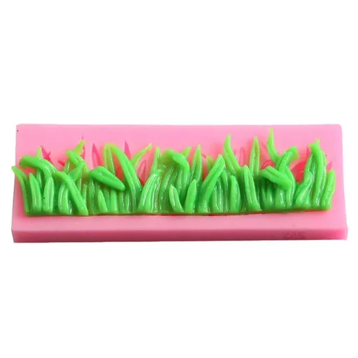 3D Grass Soap Mould Fondant Cake Decoration Mold Silicone DIY Baking Tool
