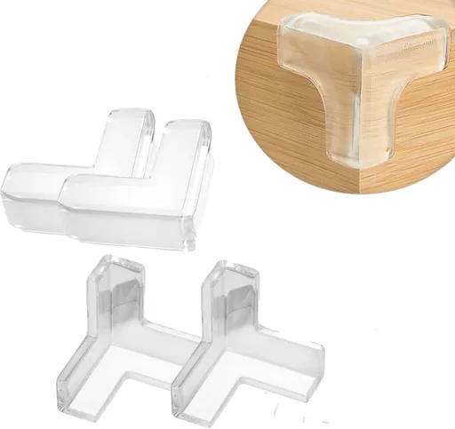 Corner Protectors - Set of 4 - Table Corner Protectors - Corner Protection - Edge Protection - Transparent - Corner Protectors for Table and Chair
