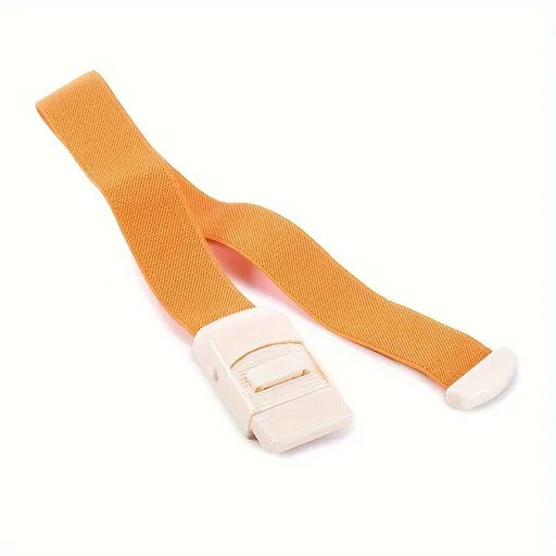 1pc Colorful Emergency Tourniquet Quick Release Buckle First Aid for Outdoor Sport Emergency Bleeding Stopping Orange