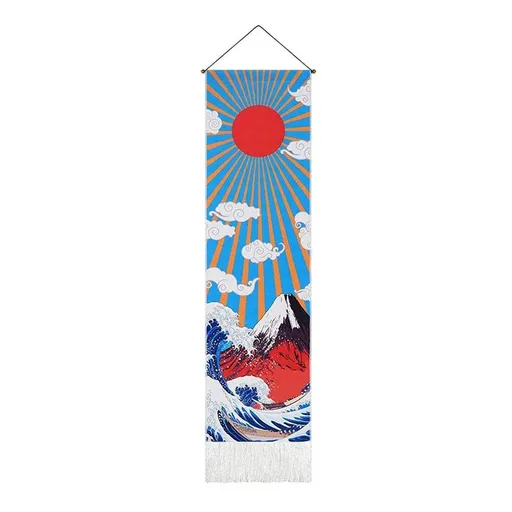 Bohemian Wall Hanging Tapestries Vintage Wall Decor Moon Phase Wall Art Decor - Wave-White