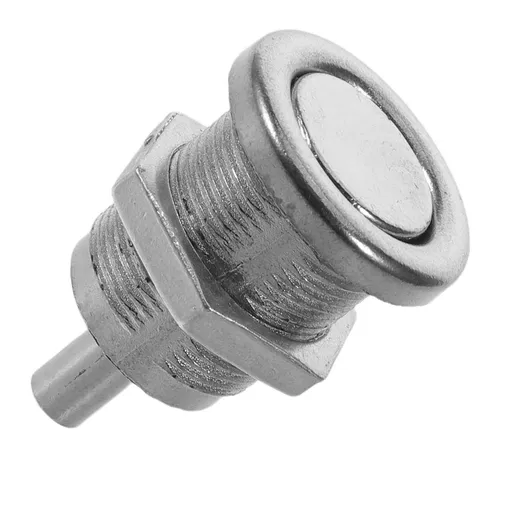 Compact Plated Silver Metal Coin Slot Machine Button for Seamless Gaming Experience