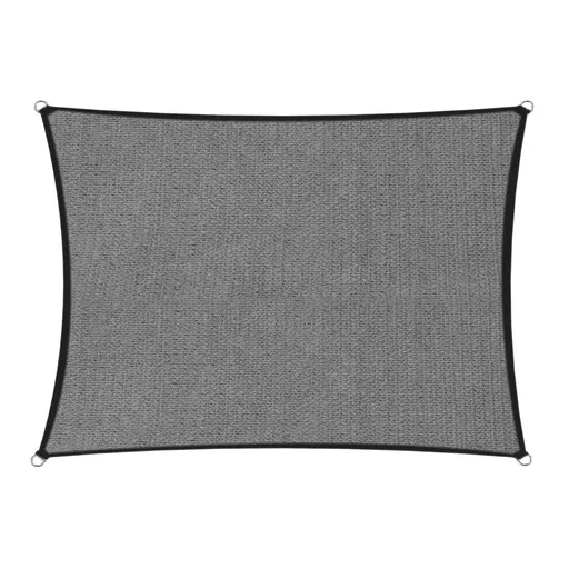 Shade Sail Waterproof 280 GSM Heavy-Duty 4m x 5m Grey