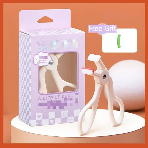 Frameless Eyelash Curler, Spot-Treatment Style, Portable Long-Lasting Natural Lash Curler Makeup Tool