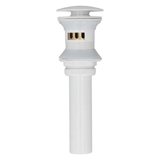 Pop Up Drain Stopper Press Bounce Deodorization Bathroom Sink Drain for Home White With Hole