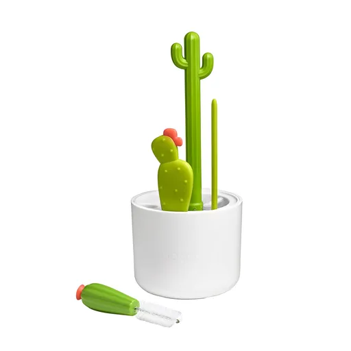 Brush, Nipple Brush, Detail Brush, and Straw Brush - Baby Bottle Brush Set for Bottle Drying Rack - Baby Essentials - 4 Count