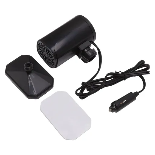 Car Heater Fan 2 in 1 Cooling Heating Car Fan Portable Windshield Defroster Defogger Black 12V