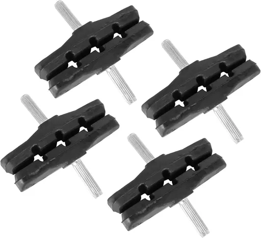 4 pairs - Brake pads - Bicycle brake pads - Bicycle Brake Pad Set - Brake shoe - Replacement brake pads - Brake pads for mountain bikes - Rubber bicycle brake pads - rubber road bike brake boot - bicycle accessories - for bicycles, mountain bikes - 7