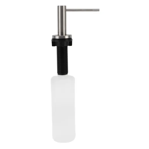 Soap Dispenser for Kitchen Sink Built in Sink Soap Dispenser Kitchen Soap Pump Head Dish Soap Hand Lotion Dispenser with Refillable 350ml Bottle