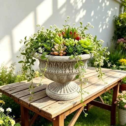 Antique European Iron Urn Planter for Outdoor Gardens Elegant Floor Vase Metal Decorative Jars for Garden Decor