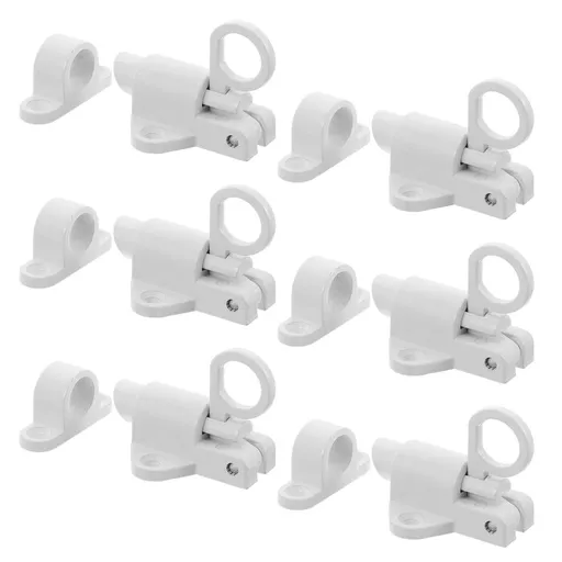 Aluminum Sliding Window Lock, Automatic Spring, Durable, Secure, for Home, 6Pcs