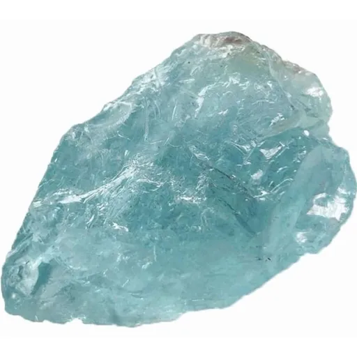 1 Pc Aquamarine Crystal,Large 1.25-2.0 Healing Crystals,Sky Blue Aquamarine Healing Crystal,Natural Rough Stones Crystal,Stones Crystal for Cabbing