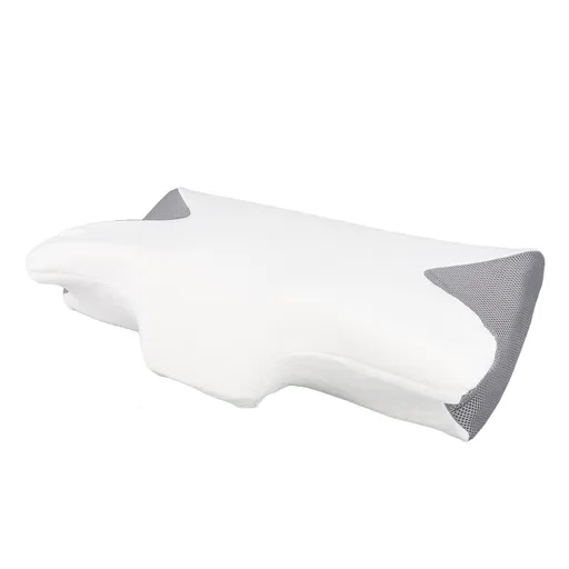 Cervical Pillow with Skin Friendly Pillowcase Ergonomic High Density Slow Rebound Memory Foam Neck Support Pillow for Back Head
