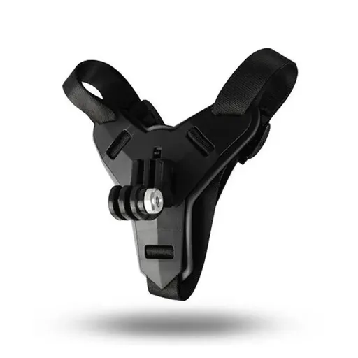 Helmet Chin Mount Holder Motorcycle Strap For GoPro Hero 9/8/7/6/5 Sports Camera - Black