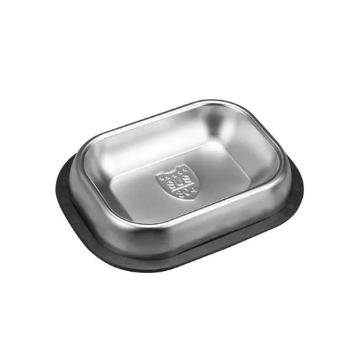 1-3pcs Stainless Steel Dog Bowl High Strength Rectangle Pet Dish with Non Bottom for Cats and Dogs 15x7.6x2 Inch